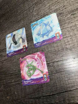 2006 Action Flipz Pokemon Legendary 3D Cards Rayquaza Registeel Regice AF76 AF71 - Image 4