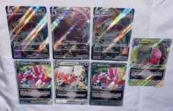 Pokemon Vmax and Vstar Card Lot Of 7 English Near Mint TCG Foil Holo Rares - Image 2