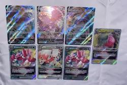 Pokemon Vmax and Vstar Card Lot Of 7 English Near Mint TCG Foil Holo Rares - Image 4
