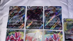 Pokemon Vmax and Vstar Card Lot Of 7 English Near Mint TCG Foil Holo Rares - Image 5
