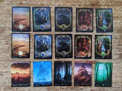 MTG 15 Lands/Mana Cards from Unsanctioned & Unstable 5 FOILS NM/Mint Condition - Image 1