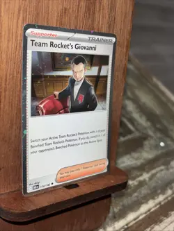 Team Rocket's Giovanni Cosmos Holo 174/182 Miscellaneous Cards Double Swirl - Image 2