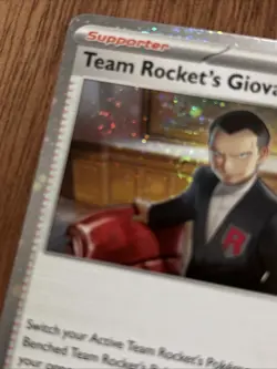 Team Rocket's Giovanni Cosmos Holo 174/182 Miscellaneous Cards Double Swirl - Image 5