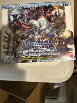 Bandai Digimon Card Game BT01-03 Release Special Booster Ver.1 Booster Box 811039034320 - Image 2