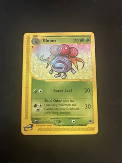 Gloom 78/165 - NON-HOLO - Expedition - eREADER - WOTC POKEMON CARD - LP/MP - Image 1