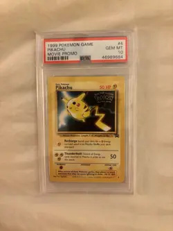 Pikachu (Movie) Pokemon The First Movie Promo Card PSA 10 - Image 1
