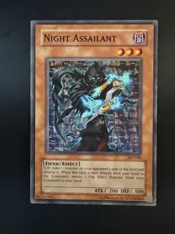 Yu-Gi-Oh! TCG Night Assailant AST-080 Card - Image 1