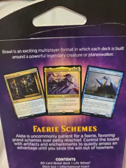 MTG Magic Faerie Schemes 60-card Brawl Deck Throne of Eldraine Factory Sealed - Image 4