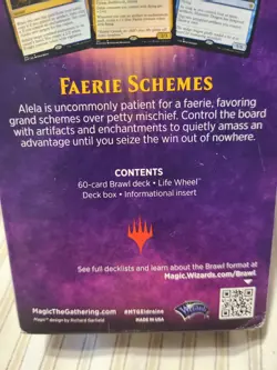 MTG Magic Faerie Schemes 60-card Brawl Deck Throne of Eldraine Factory Sealed - Image 5