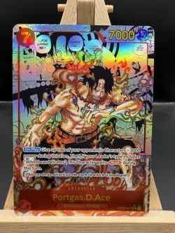 Portgas.D.Ace Manga Alt Art OP02-013 PRB The Best One Piece Card - Image 1