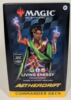 MTG Aetherdrift - Living Energy Commander Deck | Precon | Magic | DRC - Image 1