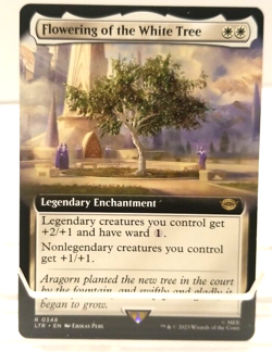 Flowering of the White Tree Extended Art MTG: The Lord of the Rings LOTR NM/M - Image 1