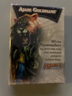 Magic The Gathering Starter Deck White Planeswalkers 2012 Sealed Ajani Goldmane - Image 1