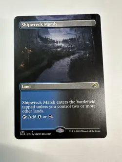 MTG TCG Shipwreck Marsh (Borderless) Land Innistrad: Midnight Hunt Regular - Image 1