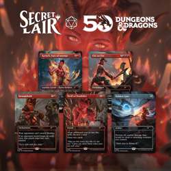 Magic The Gathering Secret Lair X Dungeons & Dragons Karlach's Rage NON Foil - Image 1
