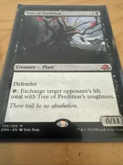Tree of Perdition - Eldritch Moon - Near Mint - #109 - Magic the Gathering 2016 - Image 2