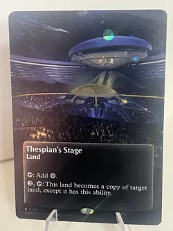 1x - Thespian's Stage - GALAXY FOIL BORDERLESS #179 - Stellar Sights - NM MTG - Image 1