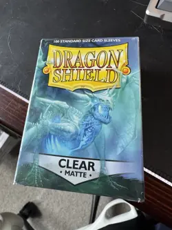Dragon Shield Matte Clear Sleeves 100 Pack - New - Image 1