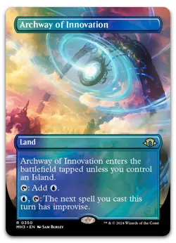 Archway of Innovation (Borderless) #350 (Foil) NM Modern Horizons 3 Magic MTG - Image 1