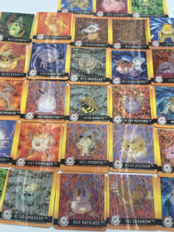 Vintage 1999 Pokemon Artbox Premier Edition Holo Square Cards Lot of 33/40 - Image 4