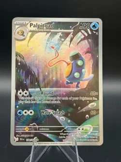 2025 Pokemon SV Black Bolt Palpitoad Illustration Rare #104/086 - Image 1