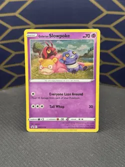 Pokemon Galarian Slowpoke SWSH126 Black Star Promo - Image 1