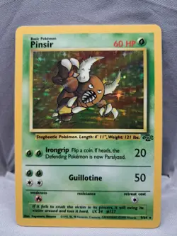 Pokemon 1999 Pinsir #9/64 Jungle Set Holo - Image 1