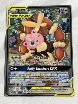 Pokemon TCG Mega Lopunny & Jigglypuff GX Tag Team 226/236 Cosmic Eclipse - Image 1
