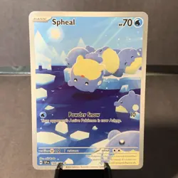 Pokemon TCG Spheal 199/191 Surging Sparks Illustration Rare Full Art Holo NM/M - Image 1