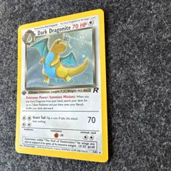 1st Edition Dark Dragonite 5/82 Holo Rare - Team Rocket - Pokemon - NM / MINT - Image 2