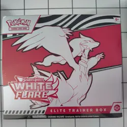 Pokemon TCG: Scarlet & Violet - WHITE FLARE Elite Trainer Box FACTORY SEALED ETB - Image 1