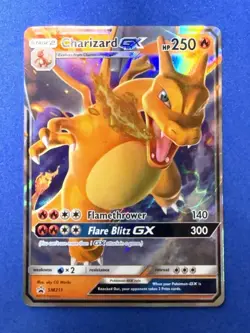 Charizard GX SM211 Sun & Moon Black Star Promo 2019 Pokemon TCG - LP - Image 1