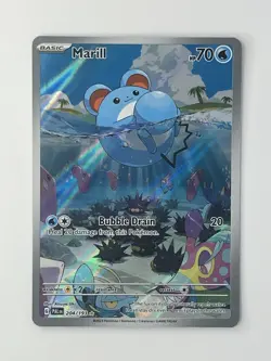Marill 204/193 Sv02: Paldea Evolved Holo Pokemon Illustration Rare TCG NM - Image 1