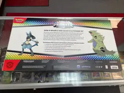 Pokemon TCG Prismatic Evolutions Lucario Ex + Tyranitar Ex Premium Collection - Image 2
