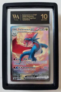 Salamence ex 187/159 Special Ir Journey Together Pokemon WAG Graded Gem Mint 10 - Image 1