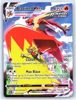 Blaziken VMAX Trainer Gallery TG15/TG30 Pokemon Silver Tempest Alt Art - Image 1