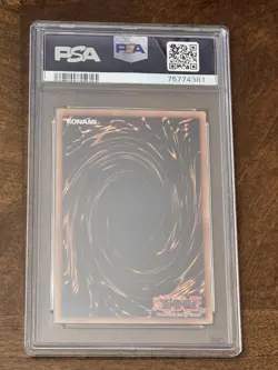 Yu-Gi-Oh! TCG 2002 - Mystical Elf #062 - Unlimited Edition Super Rare PSA 8 NM - Image 2