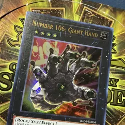 Yugioh Number 106: Giant Hand RA04-EN066 Ultra Rare 1st Edition NM - Image 2