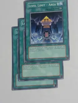 Yugioh Level Limit - Area B SD3-EN024 Common 1st Edition NM X3 - Image 1