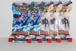 Paldea Evolved Booster Pack Lot 5- SEALED - Pokemon Card TCG - Image 1
