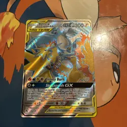 Moltres Zapdos Articuno GX 66/68 Hidden Fates Full Art Pokemon Card NM - Image 1
