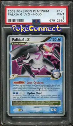 PSA 9 Pokemon Palkia Lv X Platinum 125/127 Holo Card - Image 1