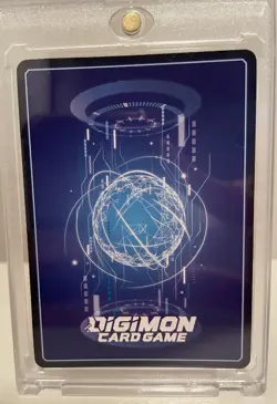 Digimon Card Zephagamon EX7-036 Signed SR Parallel English NM - (Rare Pull) - Image 3