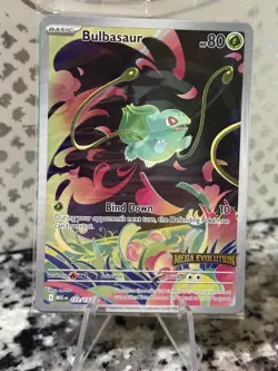 Pokemon TCG Mega evolutions Stamped Promo card - Bulbasaur 133/132 - NM - Sealed - Image 1
