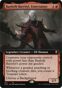 Baeloth Barrityl, Entertainer (Extended Art) - Near Mint MTG - Image 1