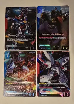Gundam Card Game Lot of LR & +'S. Pack Fresh and Mint Condition - Image 1