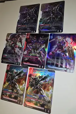 Gundam Newtype Rising card lot - all LR - pack fresh and NM - Image 2