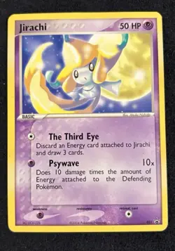 Pokemon TCG Jirachi Black Star Promo Card 021 Rare Lightly Played - Image 1
