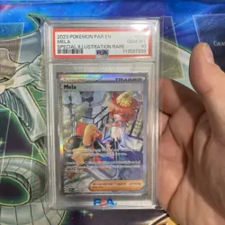 2023 Pokemon Mela Trainer Card Special Illustration Rare PSA 10 254/182 - Image 2