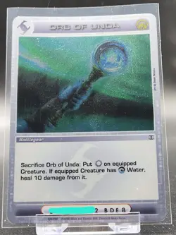 Chaotic Card : Orb Of Unda AU First Edition Rare Battlegear - Image 1